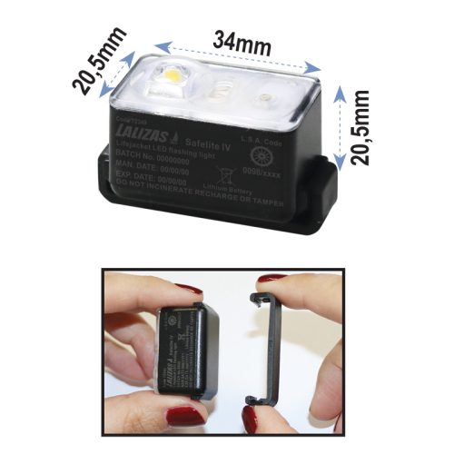LALIZAS Lifejacket LED Flashing Light