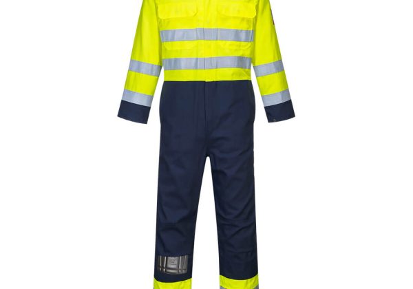 Portwest BIZ7 Hi-Vis Anti-Static Bizflame Pro Coverall