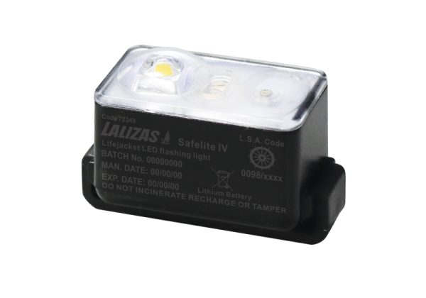 LALIZAS Lifejacket LED Flashing Light Safelite IV